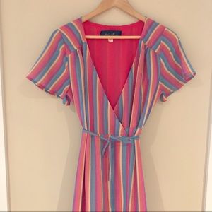 Rainbow Stripe Dress